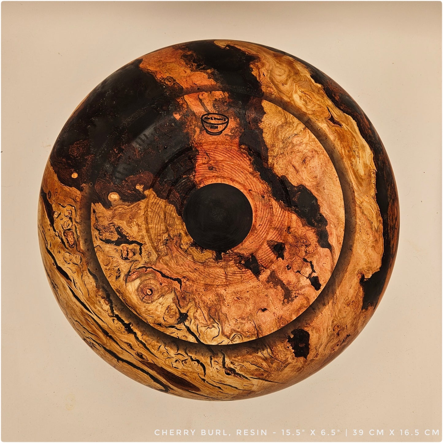 Large Cherry Burl Bowl