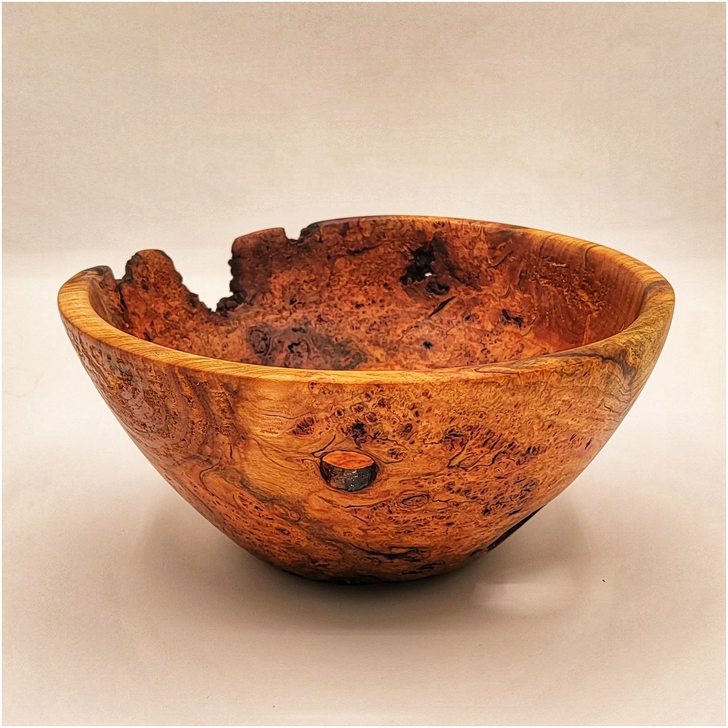 Cherry burl bowl