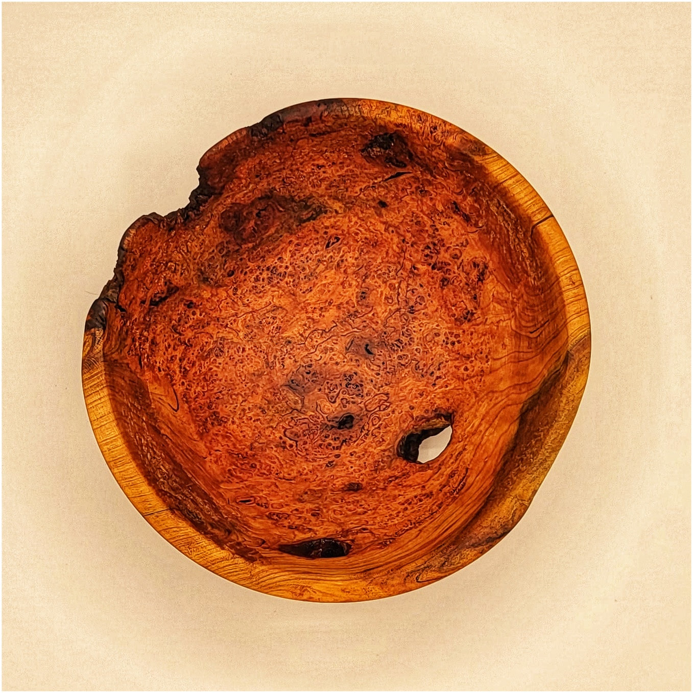 Cherry burl bowl