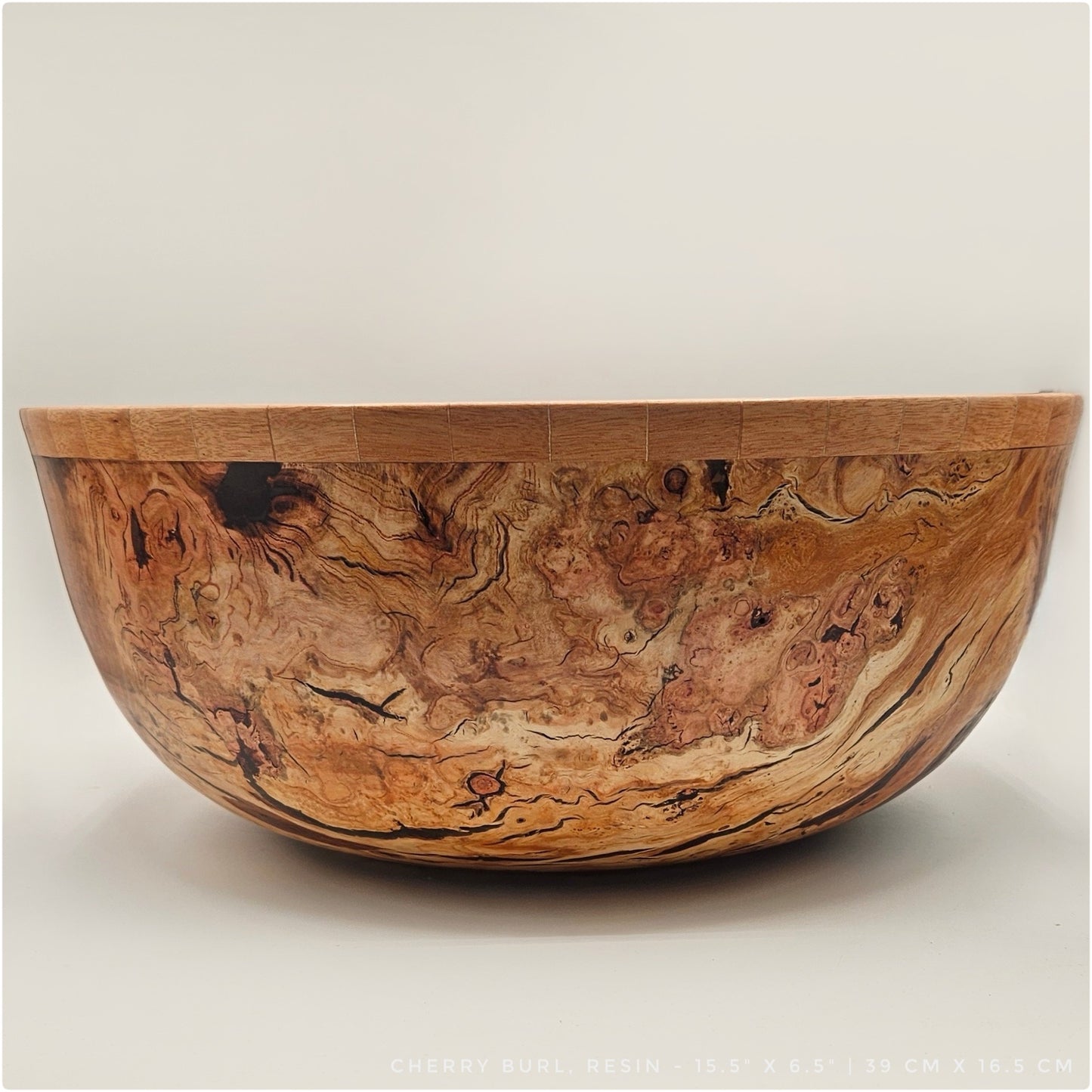 Large Cherry Burl Bowl